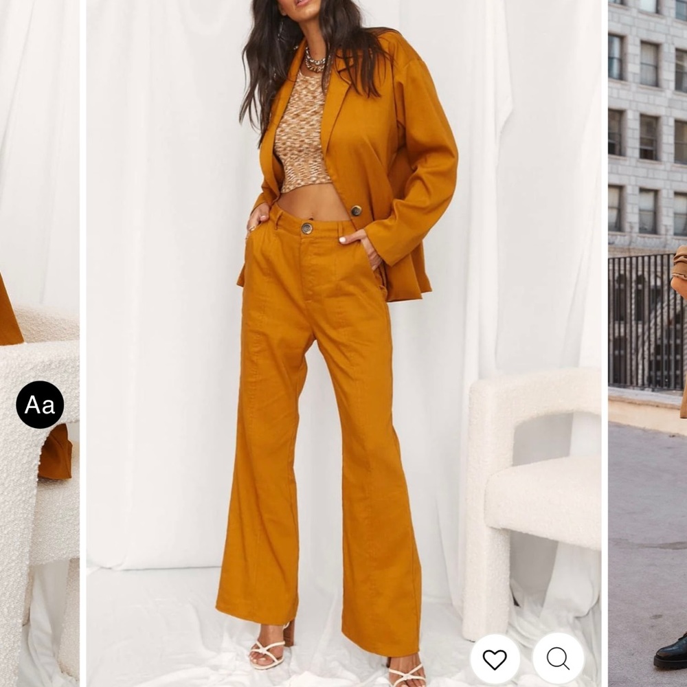 Top Notch Tangerine Trousers